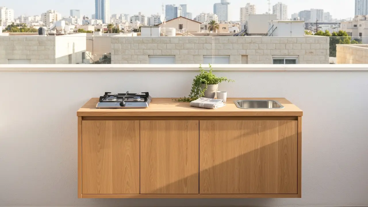 מהו תהליך בניית מטבח חוץ קטן משלב הפנייה ועד ההתקנה? - נגר למטבחים