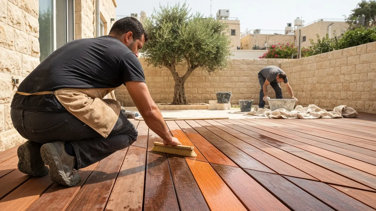 ניקוי דק לפני שימון: השלב שמכריע את התוצאה - נגר פרגולות ודקים