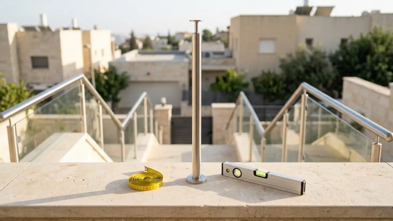 מה גובה מעקה תקני במדרגות פנים וחוץ? - נגר