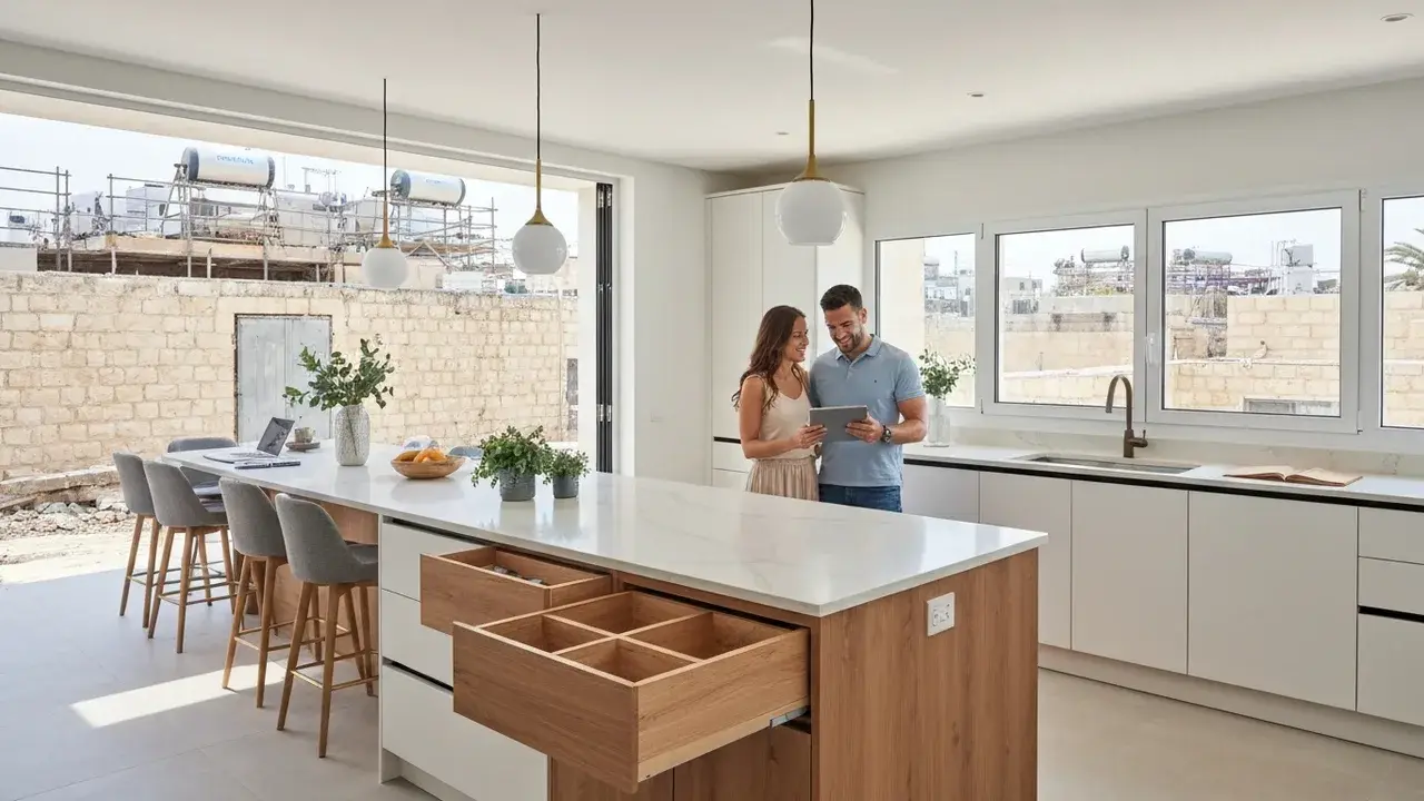 אי למטבח עם מגירות — מחירים אמיתיים 2026 והשוואת הצעות