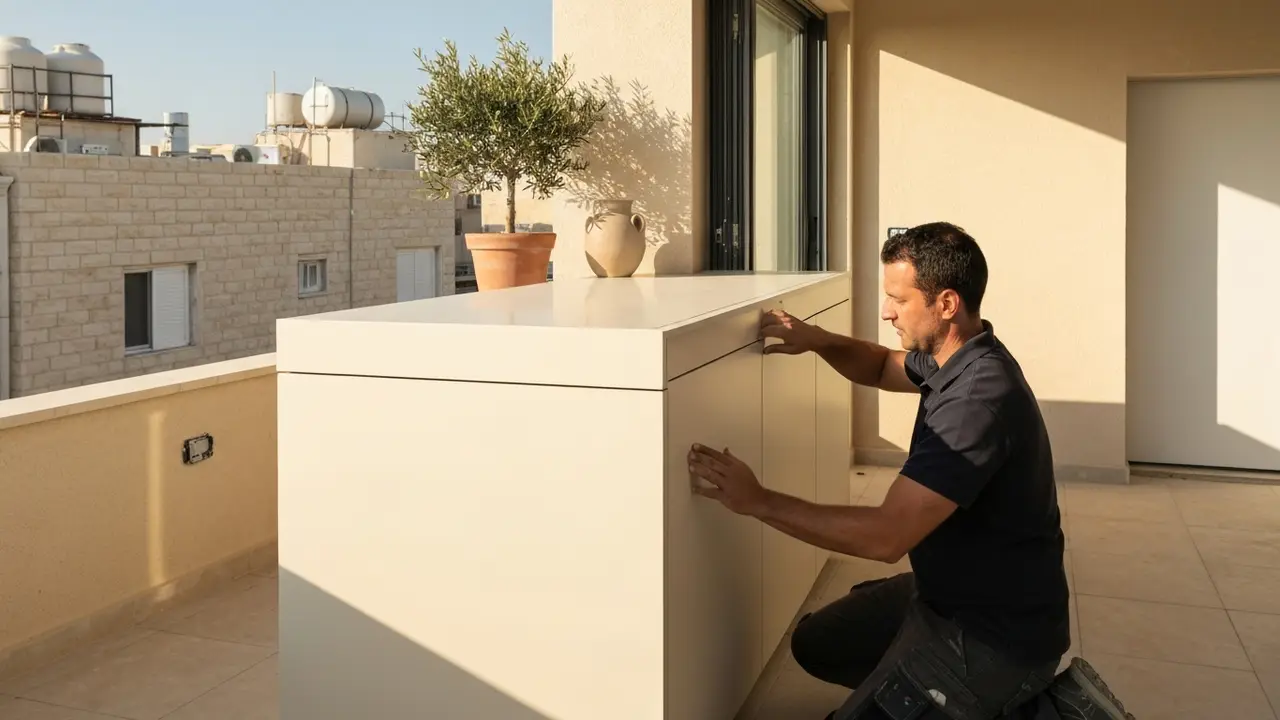 חיפוי מטבח שמנת ושמנת מט — איך הגוון משפיע על המחיר? - נגר למטבחים