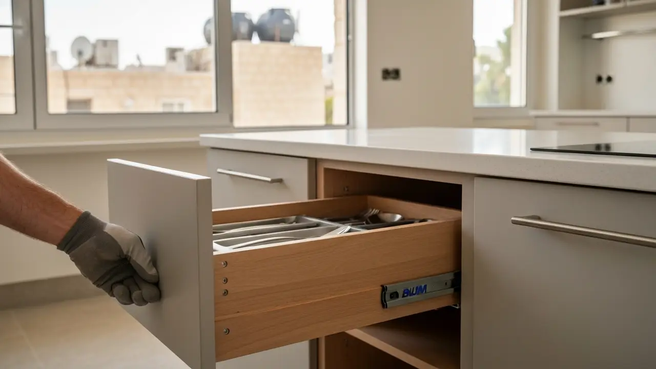 כמה עולות מגירות נשלפות למטבח בישראל? - נגר למטבחים