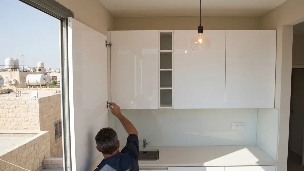 מטבח מעוצב קטן ופשוט: פתרונות לחללים מוגבלים - נגר למטבחים