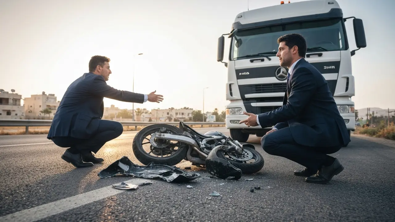 תאונת אופנוע בשטח ללא רישיון או ביטוח חובה - מה קורה אז? - עורך דין נזיקין