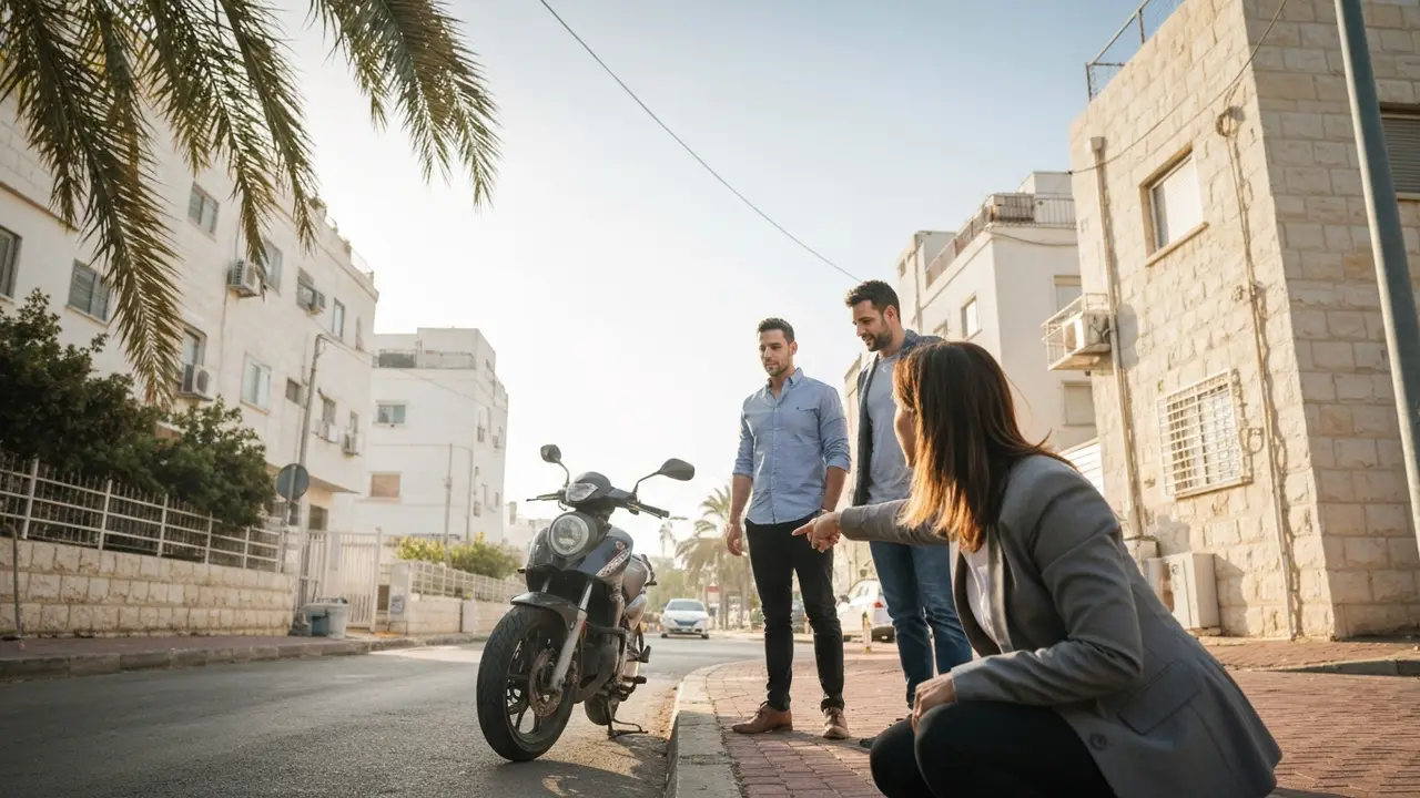 תביעת פיצויים נגד ביטוח חובה של אופנוע - נהג, נוסע והולך רגל - עורך דין נזיקין