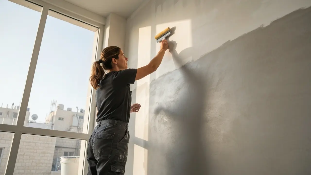 מה שונה בצביעת קירות גבס לעומת קיר בטון או טיח? - צבע