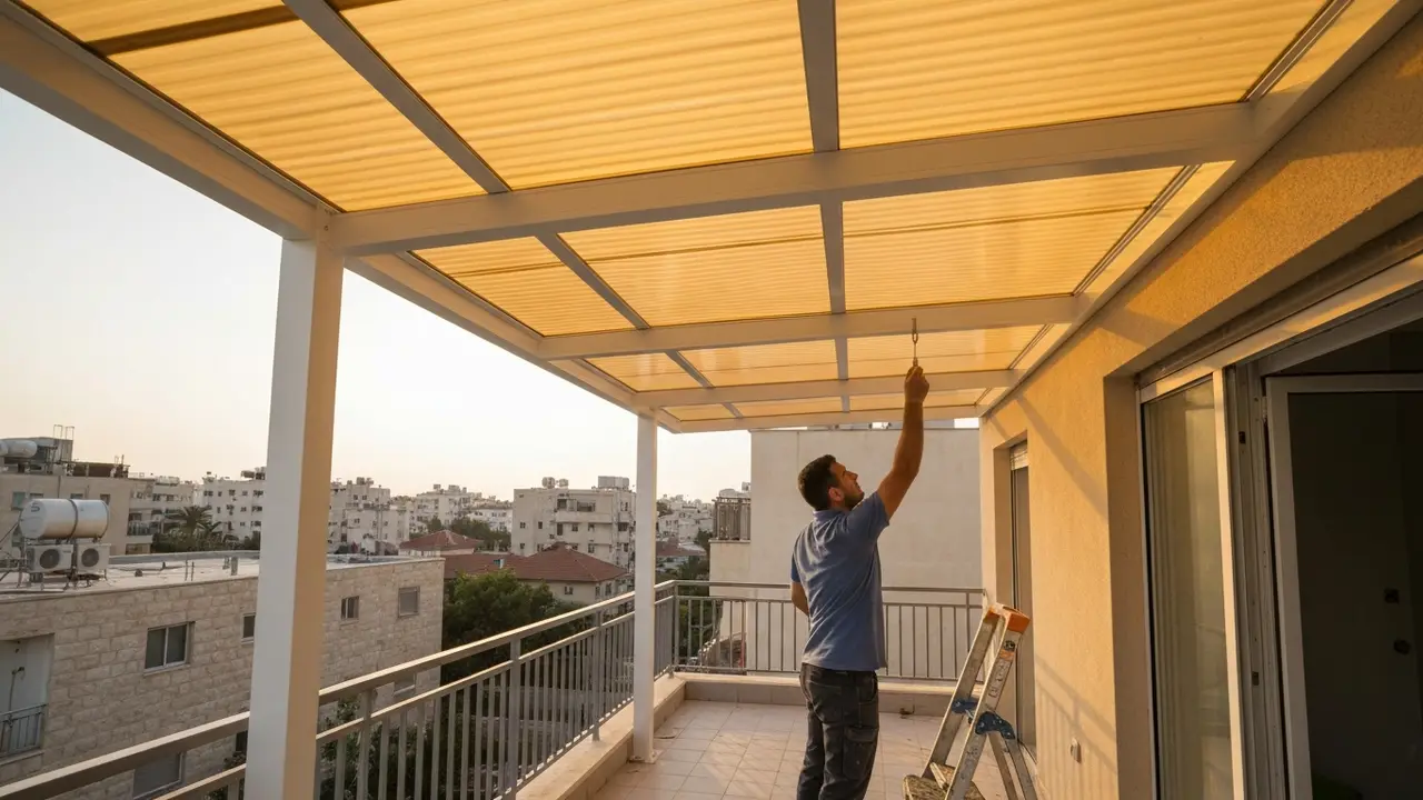 איך בונים גגון חניה בעצמכם לעומת גגון מוכן מהמדף? - קבלן אלומיניום