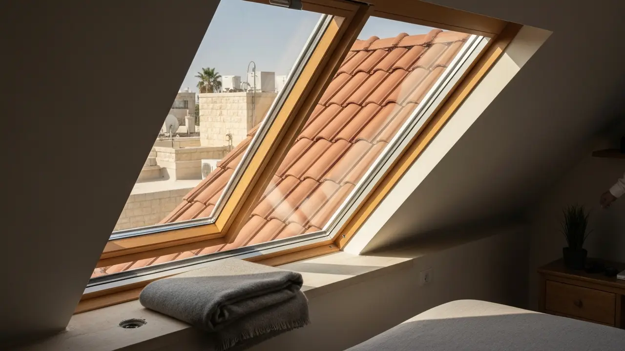 איך בידוד תרמי בחלונות משפיע על המחיר של חלון גג רעפים? - קבלן אלומיניום
