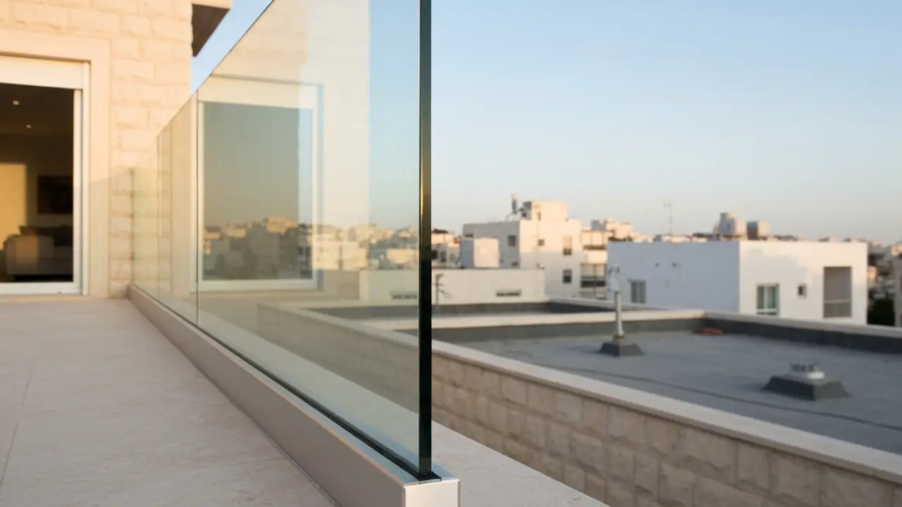 איך מנקים מעקה זכוכית במרפסת נכון (ולמה זה חשוב) - קבלן אלומיניום