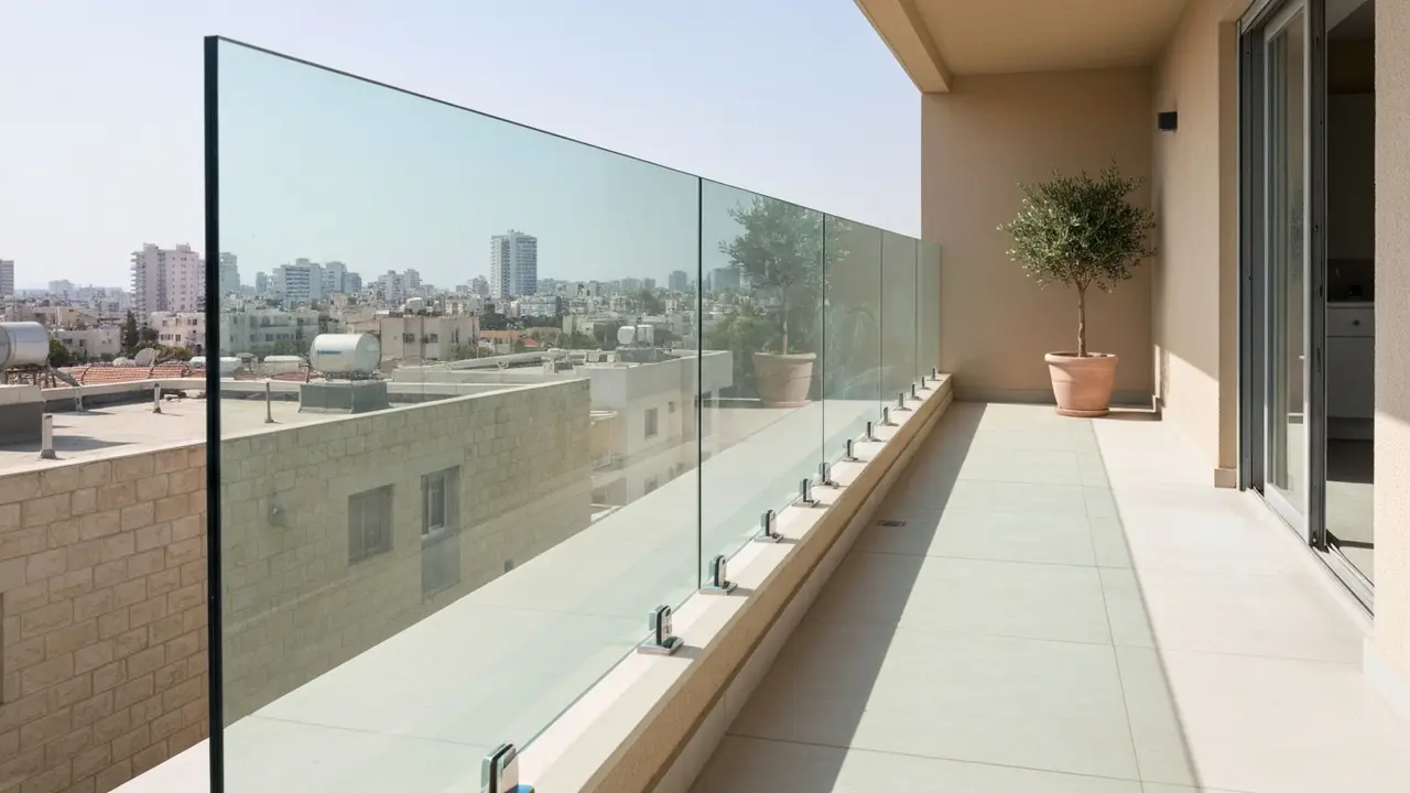 איך מתבצע תהליך התקנת מעקה זכוכית תקן שלב אחר שלב? - קבלן אלומיניום