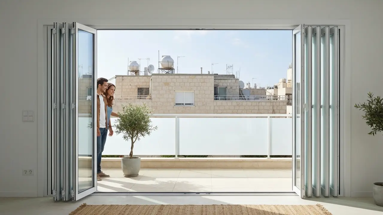 דלתות אקורדיון וגרמושקה – פתרונות חיסכון במקום