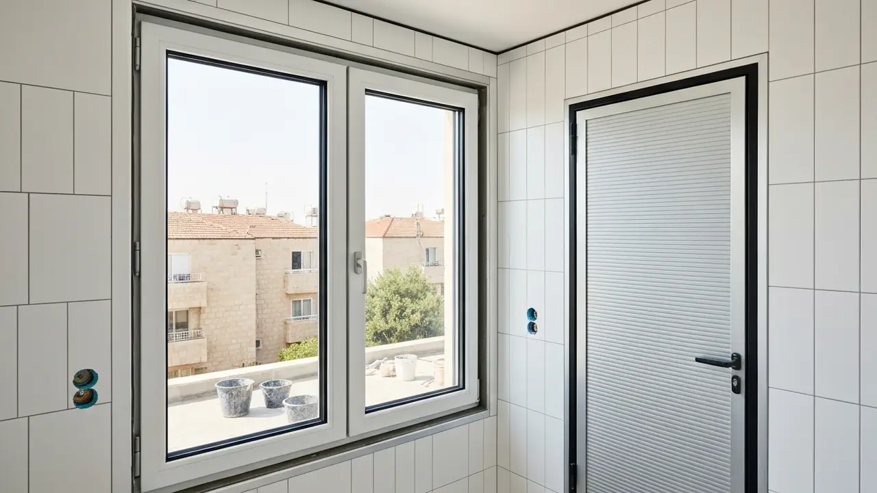 חלון לשירותים ודלת הרמטיקס מחיר - חדרים רטובים ומיוחדים - קבלן אלומיניום