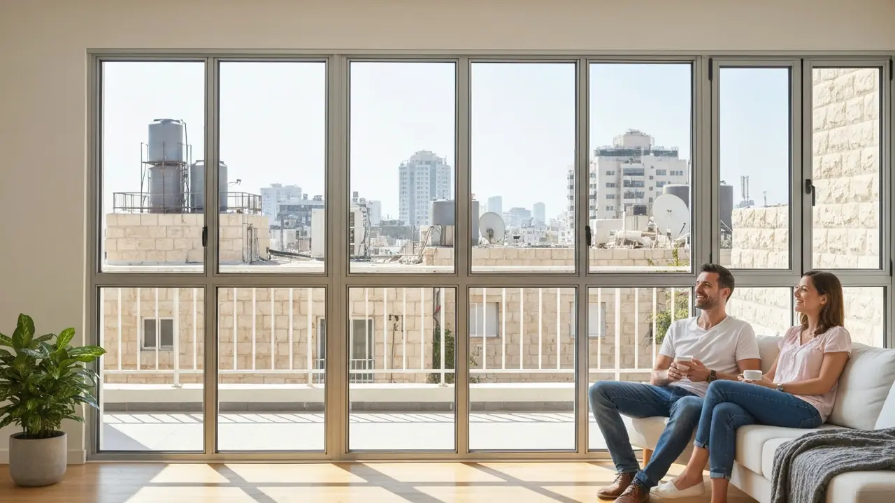 חלונות אלומיניום מחיר זול
