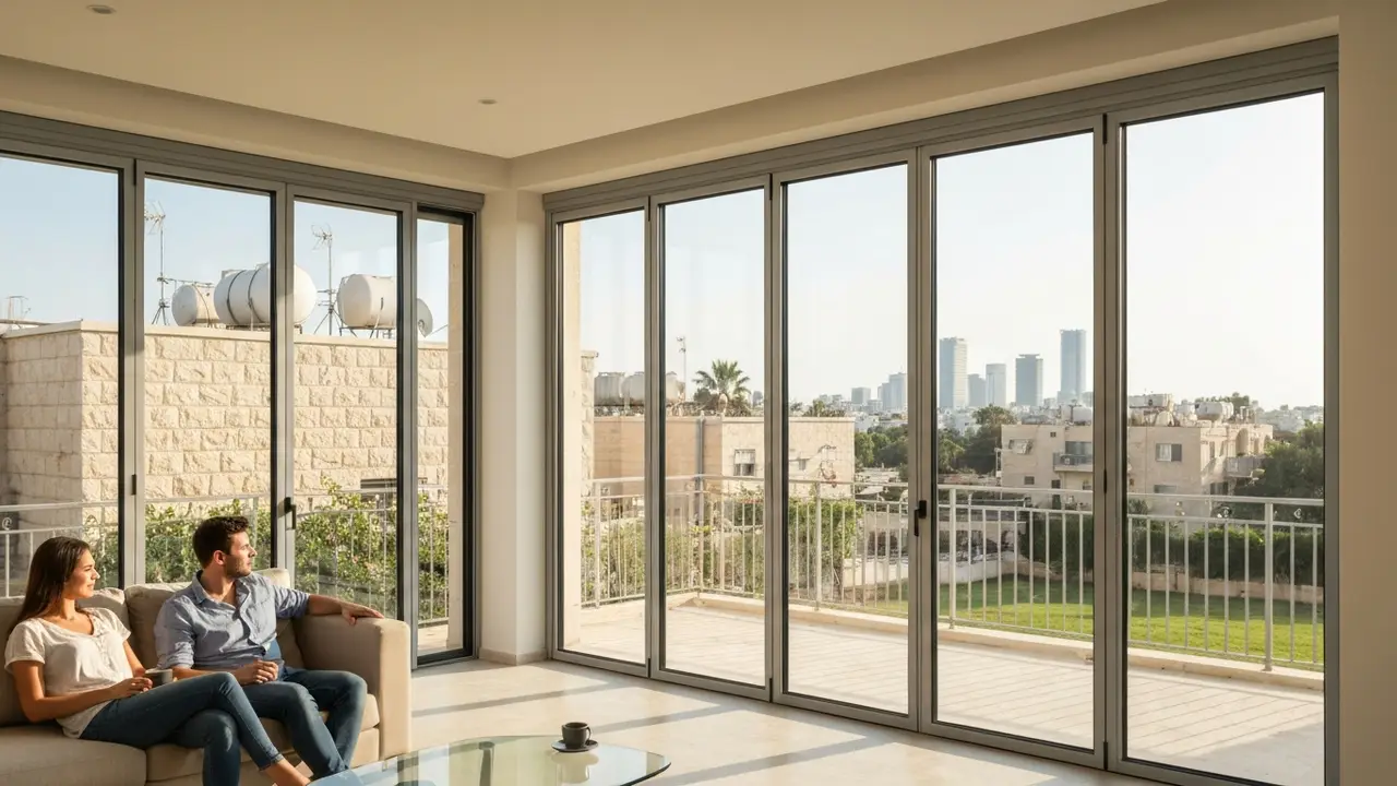 חלונות ויטרינה לסלון — מחירים אמיתיים 2026 והשוואת הצעות