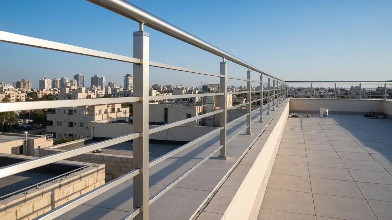 טעויות נפוצות שעולות אלפי שקלים במעקה לגג - קבלן אלומיניום