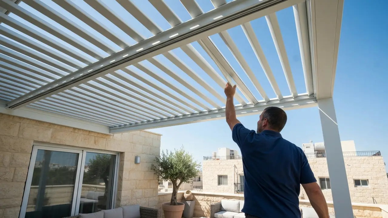 כמה עולה גרירת המחיר בין קבועה, ביוקלימטית ופרגולה עם במבוק וסנטף? - קבלן אלומיניום