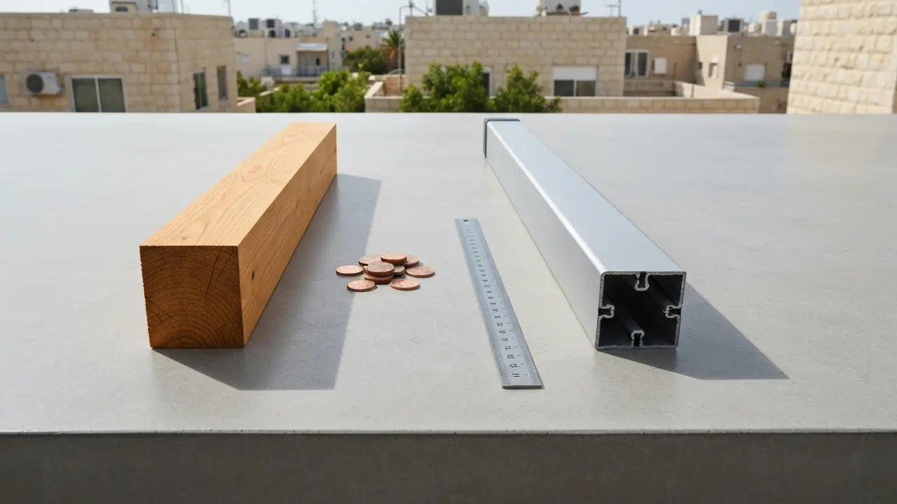 כמה עולה מטר פרגולה מעץ מול פרגולה אלומיניום - קבלן אלומיניום
