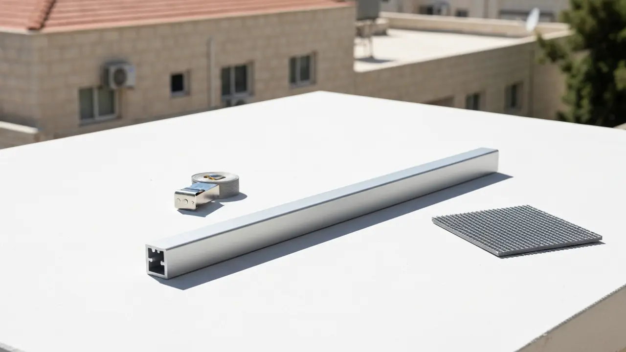 כמה עולה מעקה לגג ב-2026? מחירון מלא לפי גודל - קבלן אלומיניום
