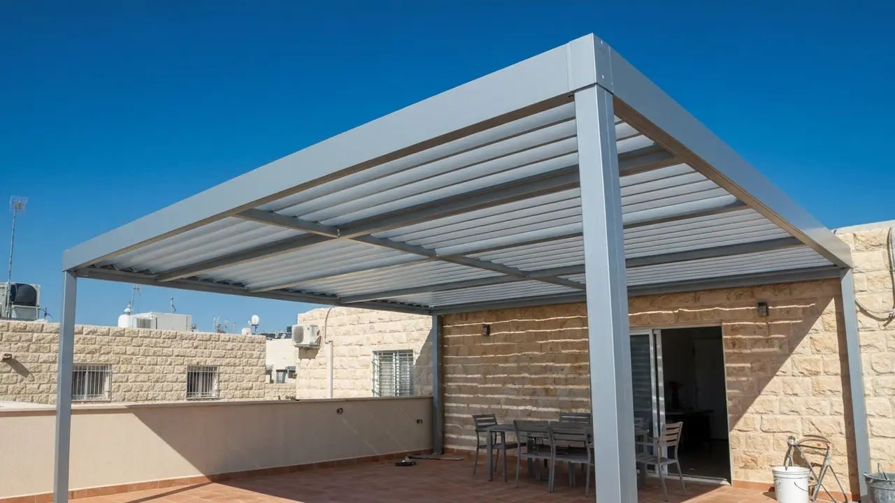 מחיר פרגולה תקנית 2026 — ממה מורכב התשלום? - קבלן אלומיניום