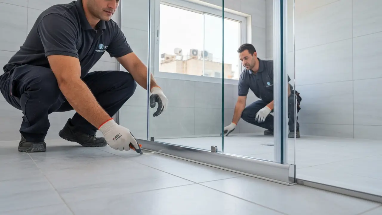 סף איטום מקלחון וסף דלת מקלחון: ההבדל שמונע נזילות - קבלן אלומיניום