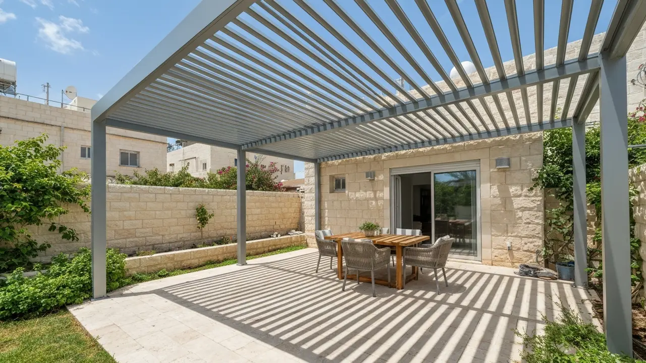 עלות בניית פרגולה גדולה למטר ושיפוץ פרגולה עץ ישנה - קבלן אלומיניום