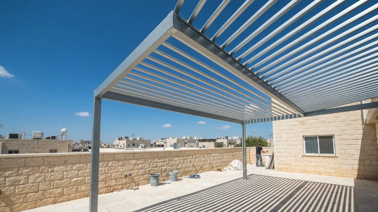 פרגולה לבניה עצמית — מתי זה משתלם ומתי עדיף לוותר? - קבלן אלומיניום