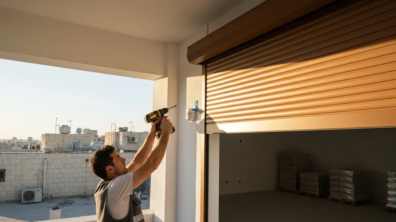 תריס גלילה תעשייתי מחיר — לחנויות, מחסנים ובנייני משרדים - קבלן אלומיניום