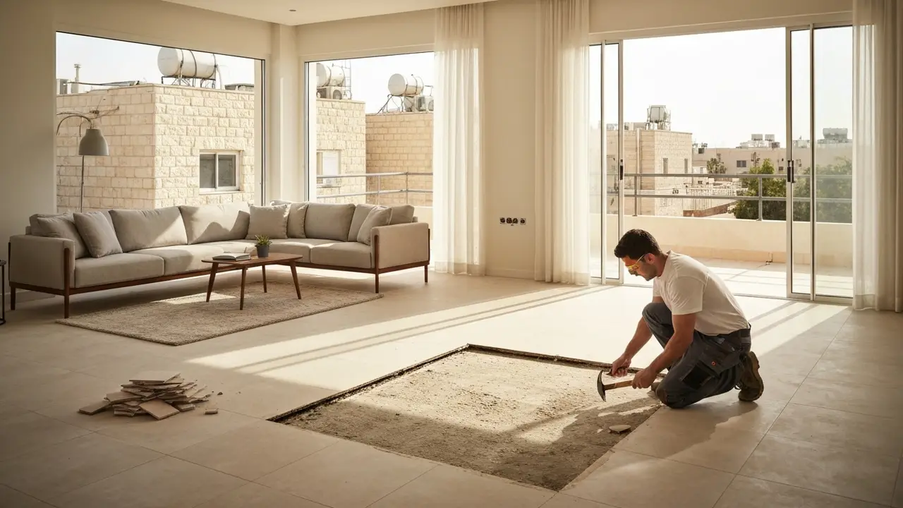 פירוק ריצוף מחיר: המדריך המלא — מחירים, שלבים וטיפים