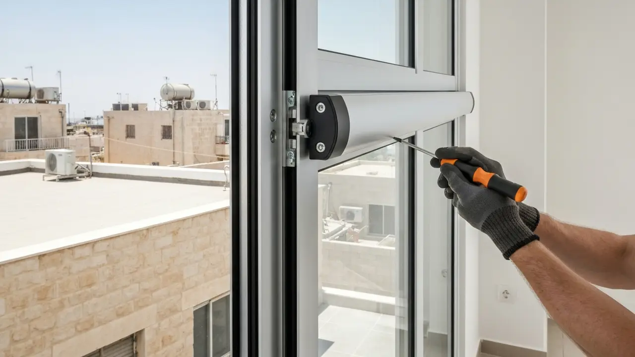 איך מתקנים תקלה בדלת הזזה אוטומטית שאטומה או תקועה? - קבלן אלומיניום