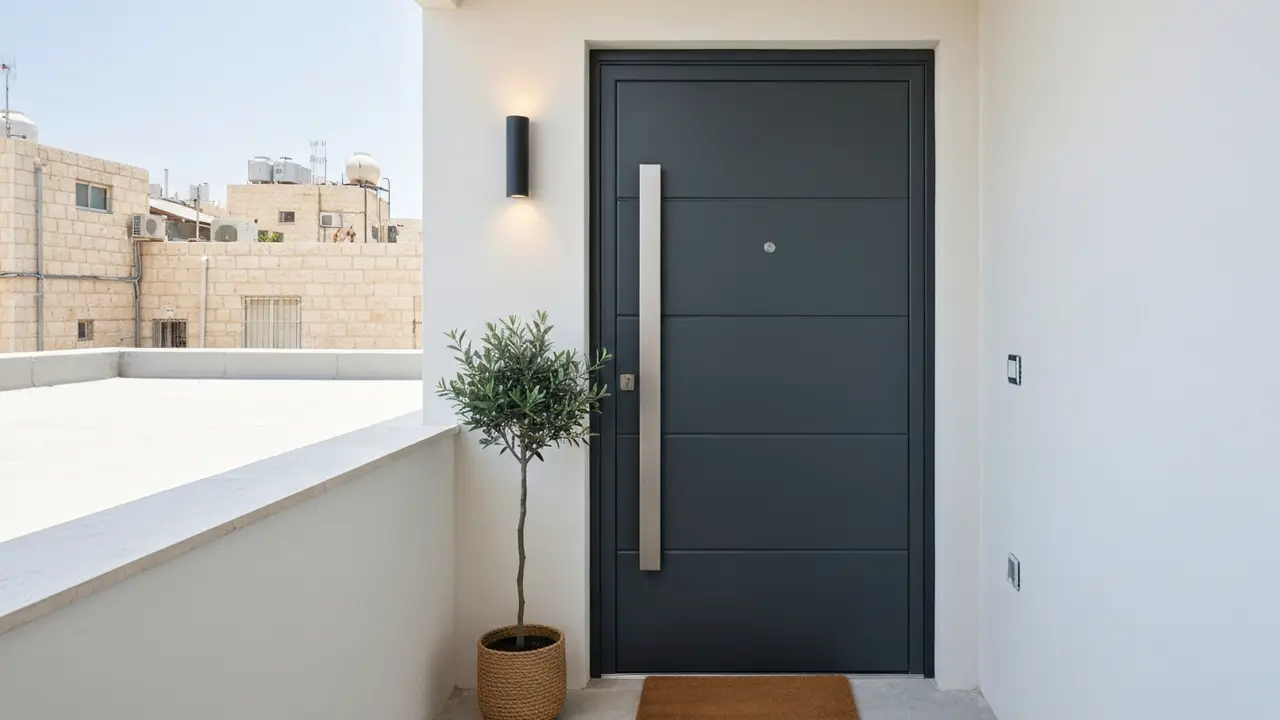 איך צובעים דלת כניסה וכמה זה עולה? - קבלן אלומיניום