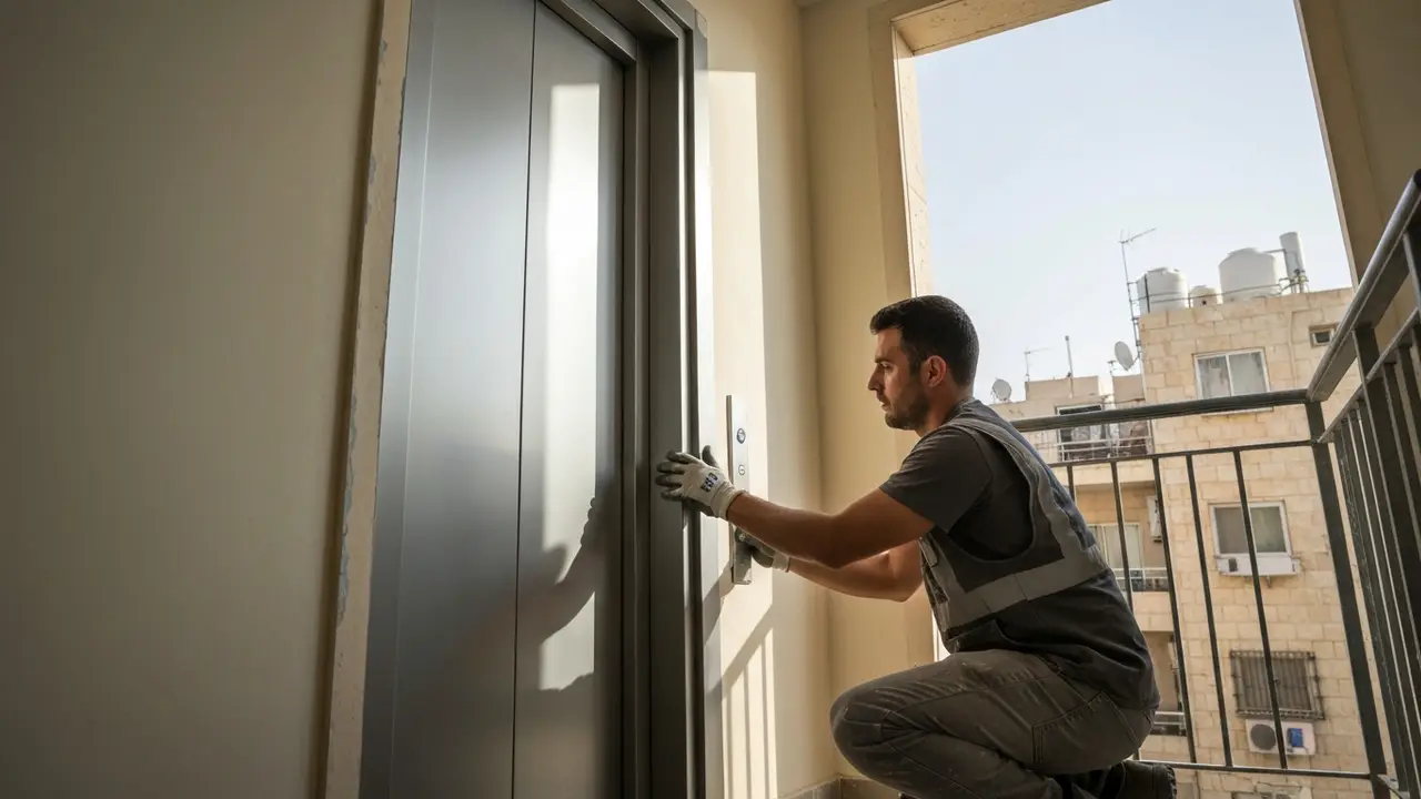 אפשר לצפות או לצבוע דלתות מעלית? - קבלן אלומיניום