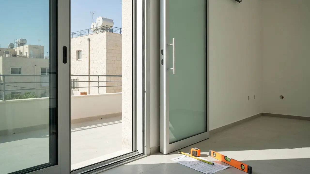 דלת הזזה למרפסת מחיר – מה משפיע על העלות? - קבלן אלומיניום