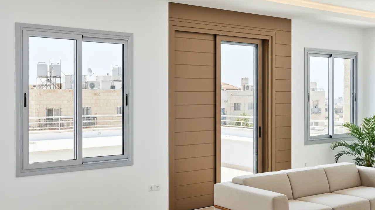 כמה עולה השילוב בין חלונות אלומיניום מחיר זול לדלתות וחיפויים? - קבלן אלומיניום