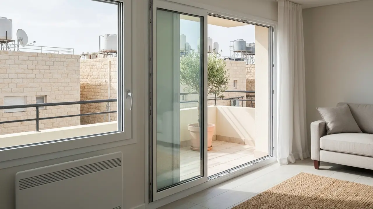 ממה מורכב המחיר של חלון צרפתי? - קבלן אלומיניום