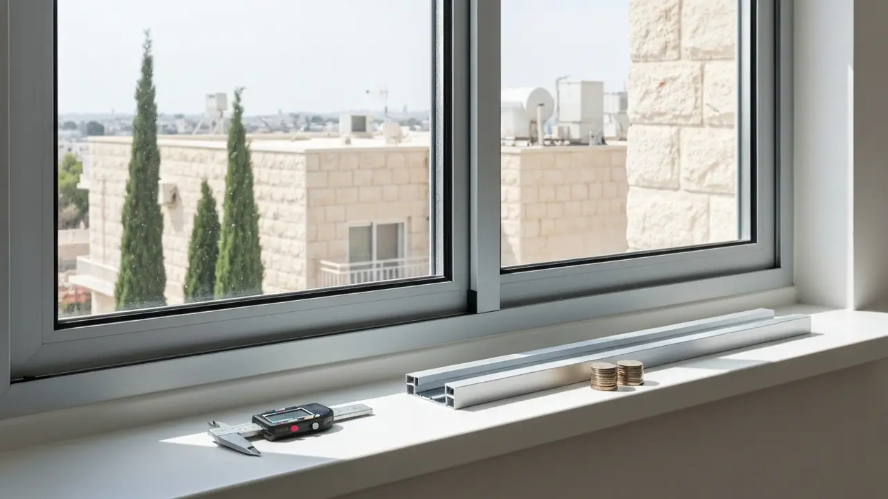 ממה מורכב מחיר חלונות אלומיניום זול לעומת מחיר יקר? - קבלן אלומיניום