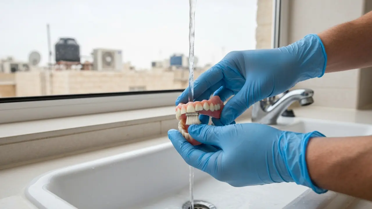 איך לנקות שיניים תותבות מאבנית שהצטברה כבר - רופא שיניים
