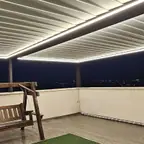 פרגולת אלומיניום, פרגולה עם סנפירים / תריס חשמלי ופרגולה על הגג – מעבודות חיים, מתקין פרגולות אלומיניום (3)