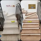 פרקט למינציה, לפני ואחרי ותוצאה סופית – מעבודות איתן, מתקין פרקטים (1)