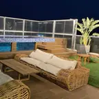 בריכת בטון, בריכה על גג / מרפסת וגימור, ריצוף ודק – מעבודות עמית, בניית בריכות (2)
