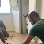 עבודה של מיכאל, מתקין פרקטים (7)