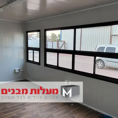 משרד יביל / נייד, מכולה 6 מטר (20 פיט) ופנים המבנה – מעבודות מעלות מבנים, מבנים יבילים (22)