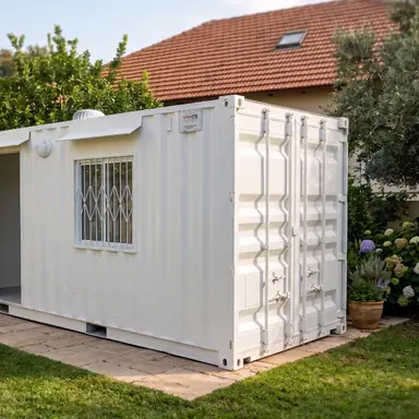 מכולה / מבנה ממכולה, משרד יביל / נייד וחזית חיצונית – מעבודות מעלות מבנים, מבנים יבילים (8)