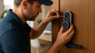 איור למאמר: מנעול חכם לדלת כניסה