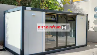 משרד יביל / נייד וחזית חיצונית – מעבודות מעלות מבנים ניידים, מבנים יבילים (20)
