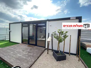 מבנה יביל / מודולרי וחזית חיצונית – מעבודות מעלות מבנים ניידים, מבנים יבילים (1)
