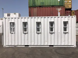 מכולה / מבנה ממכולה, מכולה 6 מטר (20 פיט) וחזית חיצונית – מעבודות גואטה מבנים ניידים ופרוייקטים, מבנים יבילים (32)