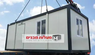 משרד יביל / נייד, חזית חיצונית והובלה והצבה – מעבודות מעלות מבנים ניידים, מבנים יבילים (40)