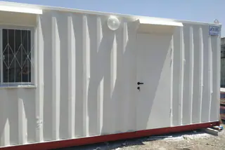 מכולה / מבנה ממכולה, משרד יביל / נייד ומכולה 6 מטר (20 פיט) – מעבודות תהל, מבנים יבילים (9)