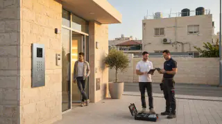 עמוד אינטרקום — מחירים אמיתיים 2026 והשוואת הצעות איור למאמר: עמוד אינטרקום