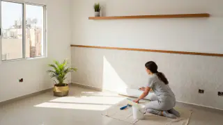 איור למאמר: טפט חצי קיר